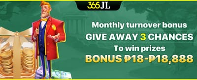 Monthly Turnover Reward Draw promotion banner